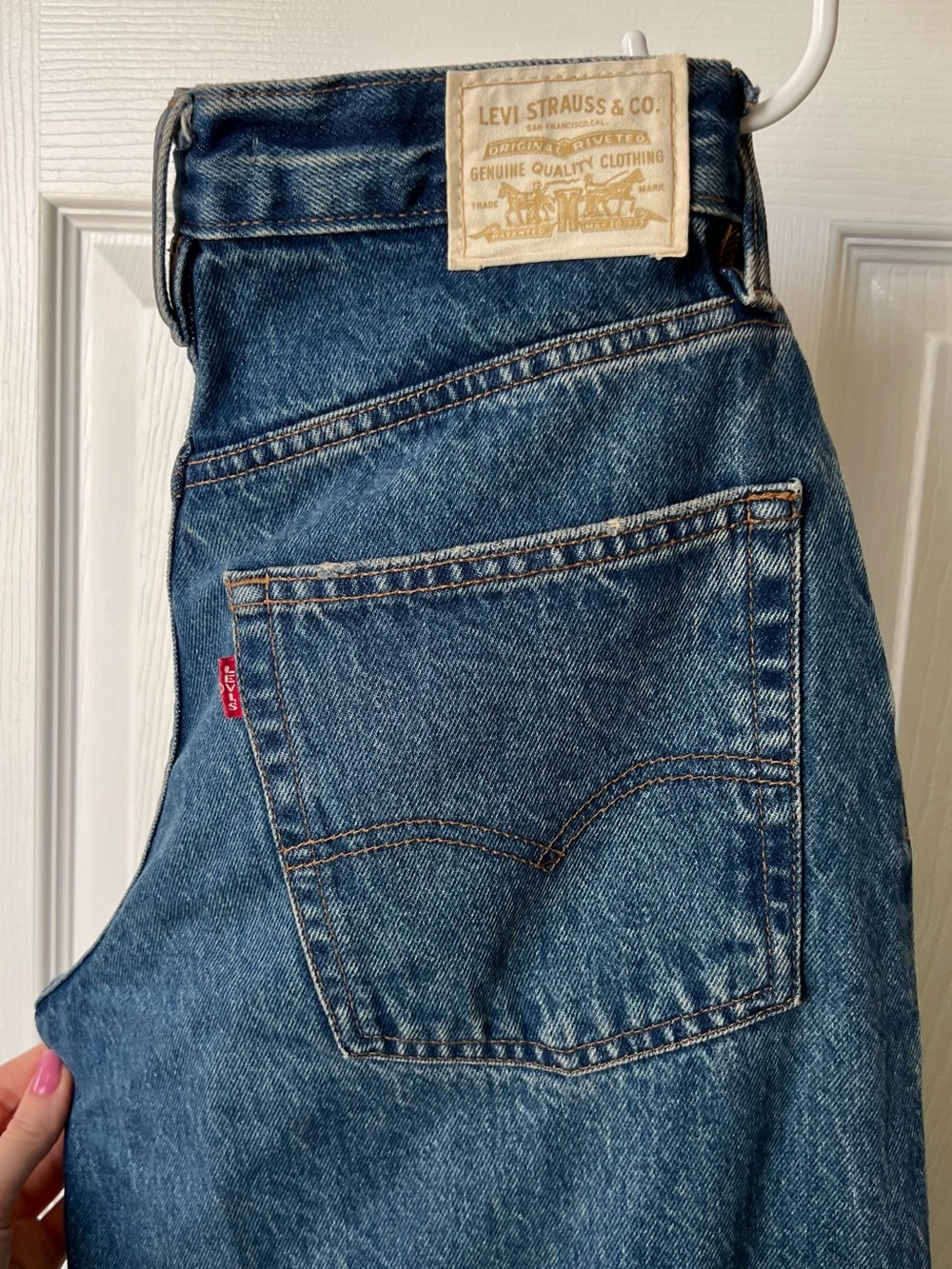 Levi's Dark Blue XL-Straight-Leg Jeans